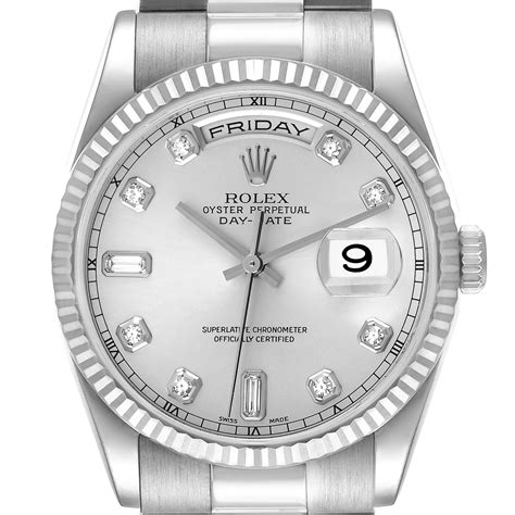 rolex white gold composition